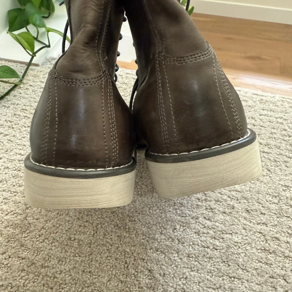 Timberland EARTHKEEPERS‎ Anti-Fatigue 17582 MEN 15 Leather MOC TOE Boots GRAY